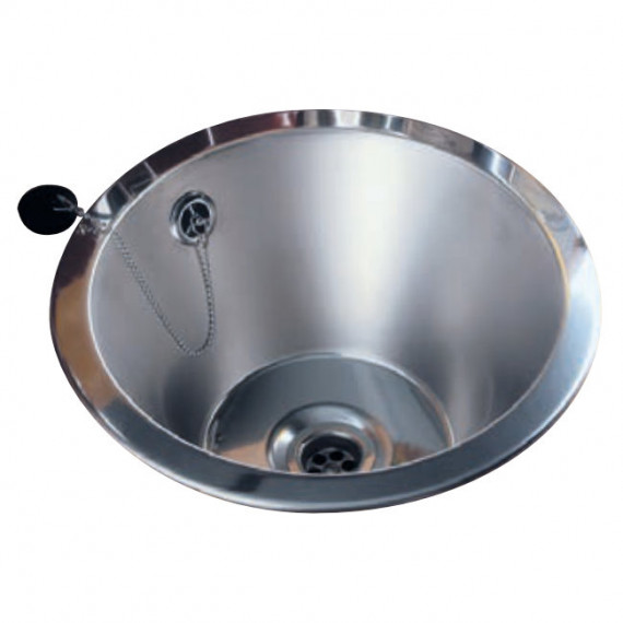 Round Inset Basin - No Tap Holes