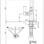 Single Lever Pull Out Kitchen Tap