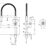 Celia C/P Pull Down Tap