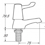 Basin Taps - 3" Levers