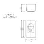 Luna Half bowl Undermount