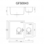 Luna 150 Undermount Reversible