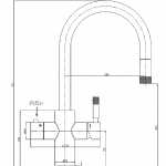 Ultra 4 in 1 Pull Out Hose Hot Water Tap