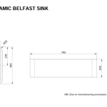 Farmhouse fire clay ceramic Belfast sink